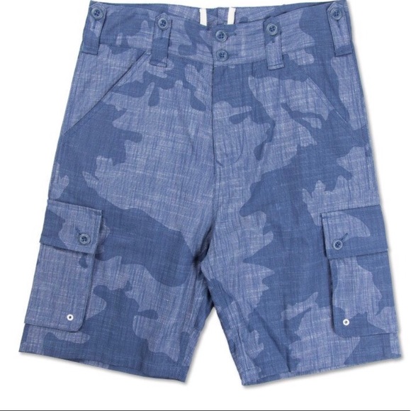 MARSHALL ARTIST CAMOUFLAGE CARGO SHORTS - Picture 6 of 6